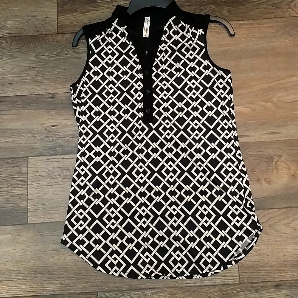 Black and white shirt